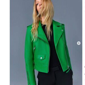 Mackage Baya Lambskin Biker Jacket